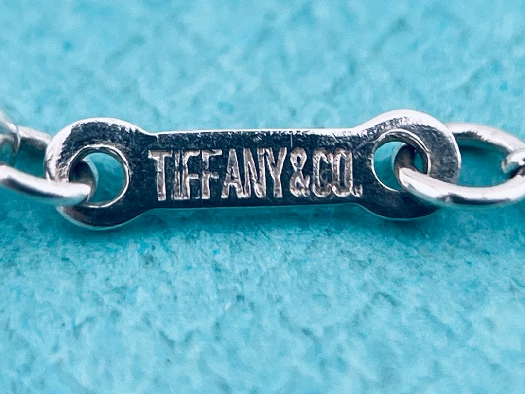 c961 美品　ティファニー　オープンハート　ネックレス　シルバー　925