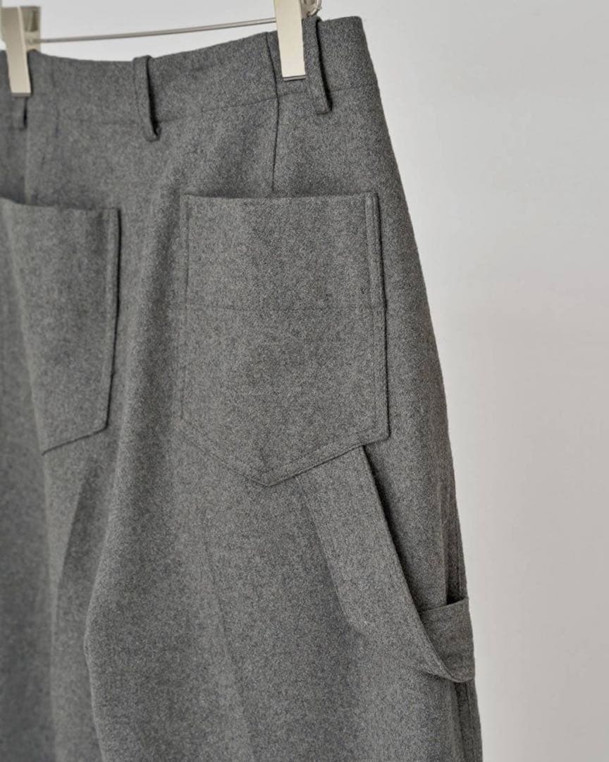 【美品】TODAYFUL Wool Painter Pants 38 gray