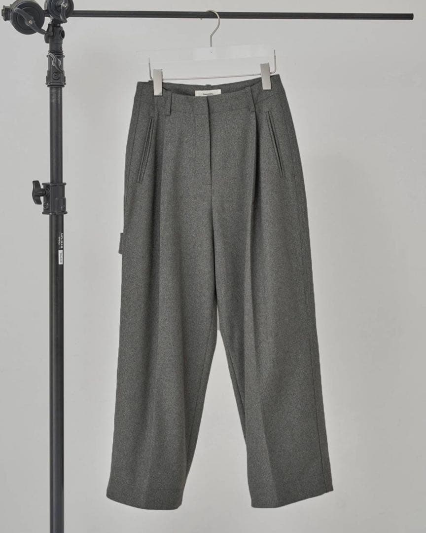 【美品】TODAYFUL Wool Painter Pants 38 gray
