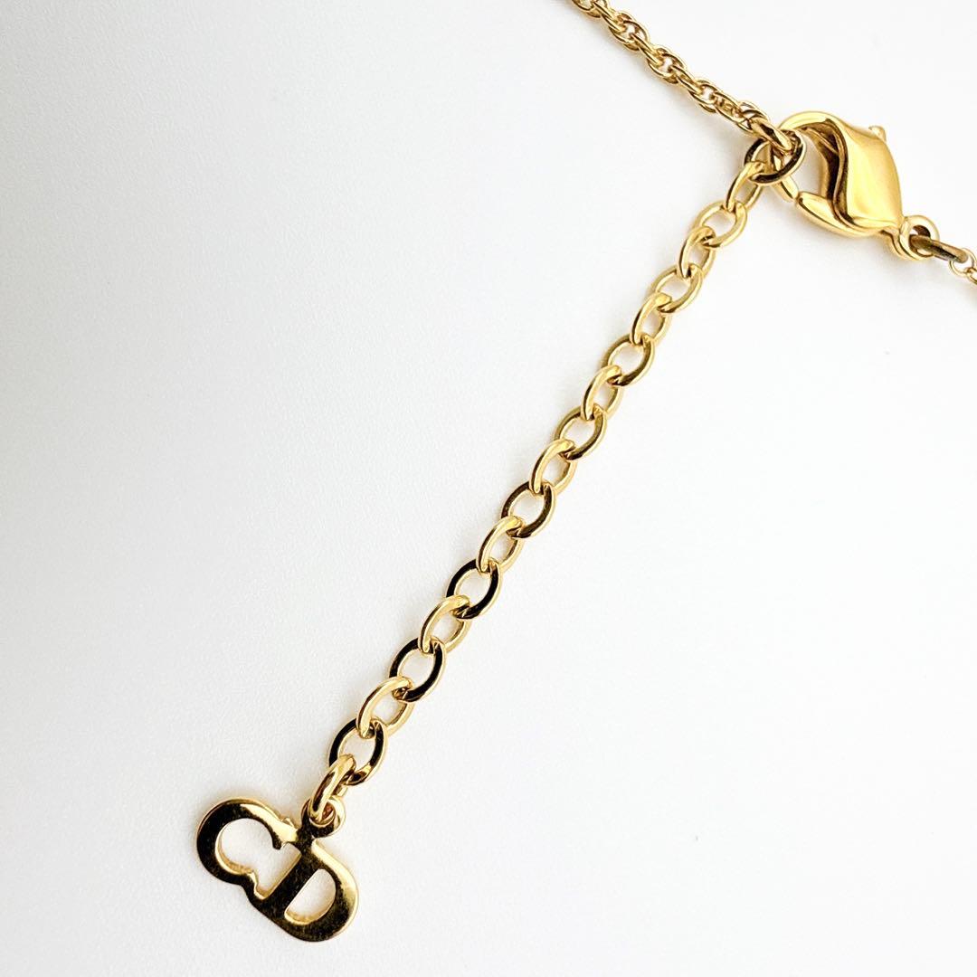 2956-1 極美品✨　Dior　ネックレス　CD ロゴ　希少　刻印　cm