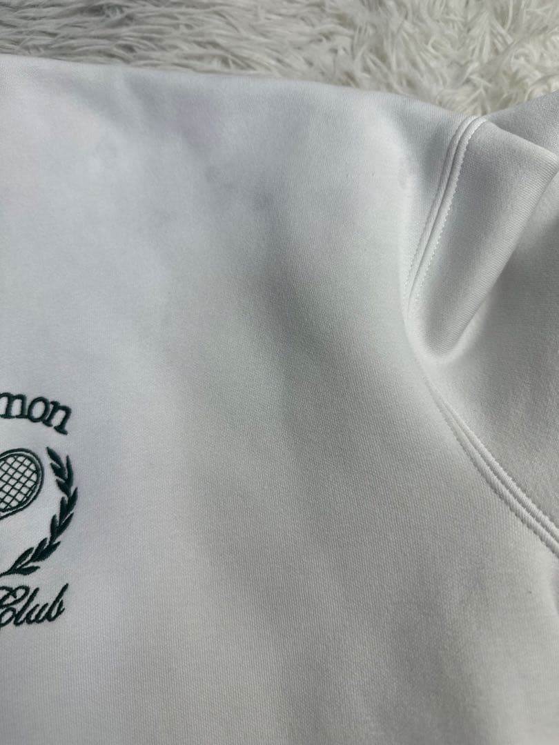 えんど 様用美品 lululemon テニスクラブスウェット ホワイト スエット