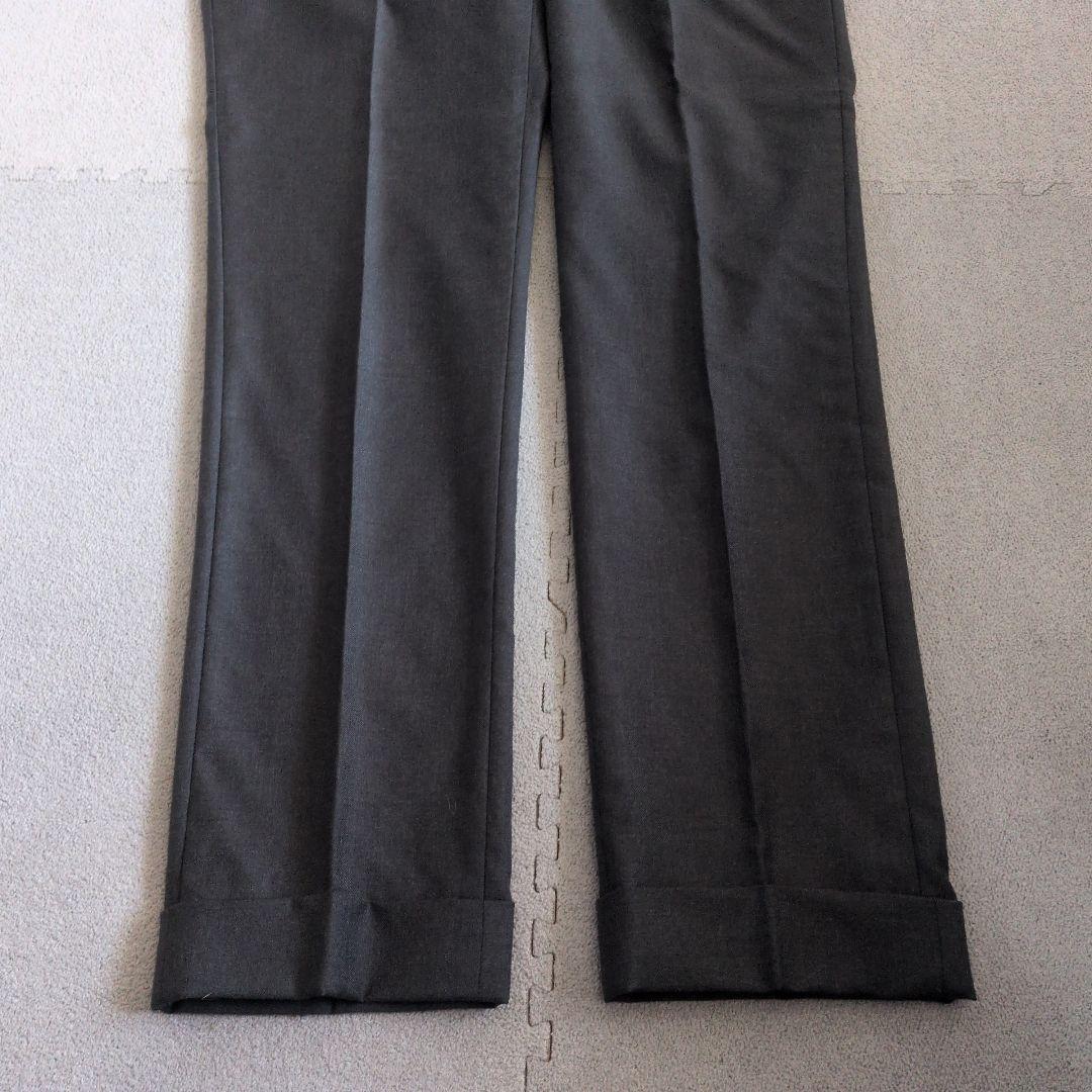 INCOTEX ダークグレー　スラックス　秋冬用