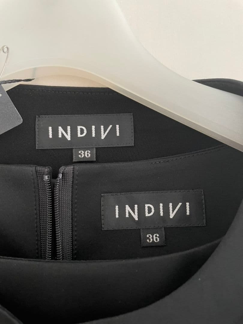 【新品未使用】総額70,000万円 INDIVI 冠婚葬祭ワンピース ジャケット