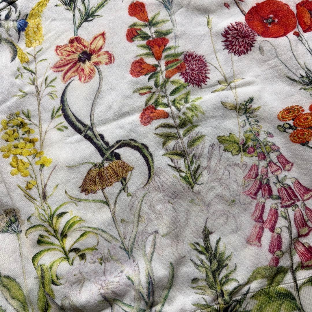 AHCAHCUM あちゃちゅむ　ボタニカルプリント　BIGパーカー　リバーシブル