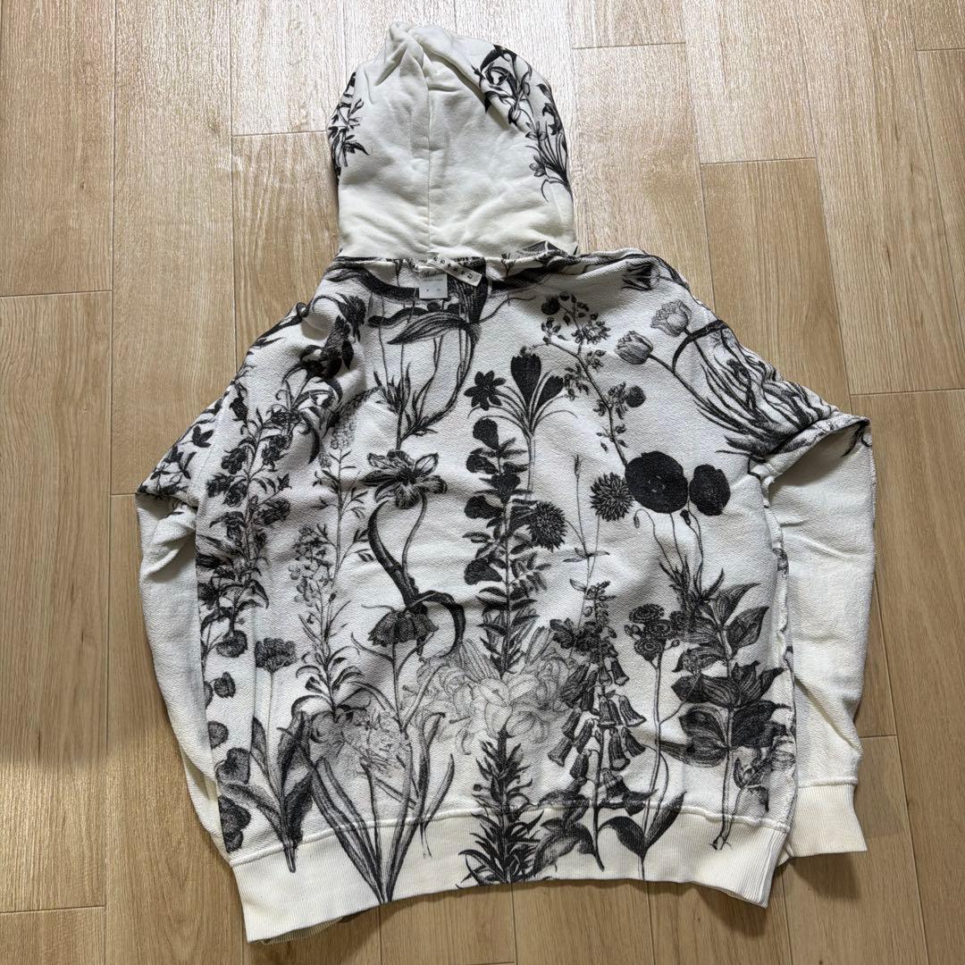 AHCAHCUM あちゃちゅむ　ボタニカルプリント　BIGパーカー　リバーシブル