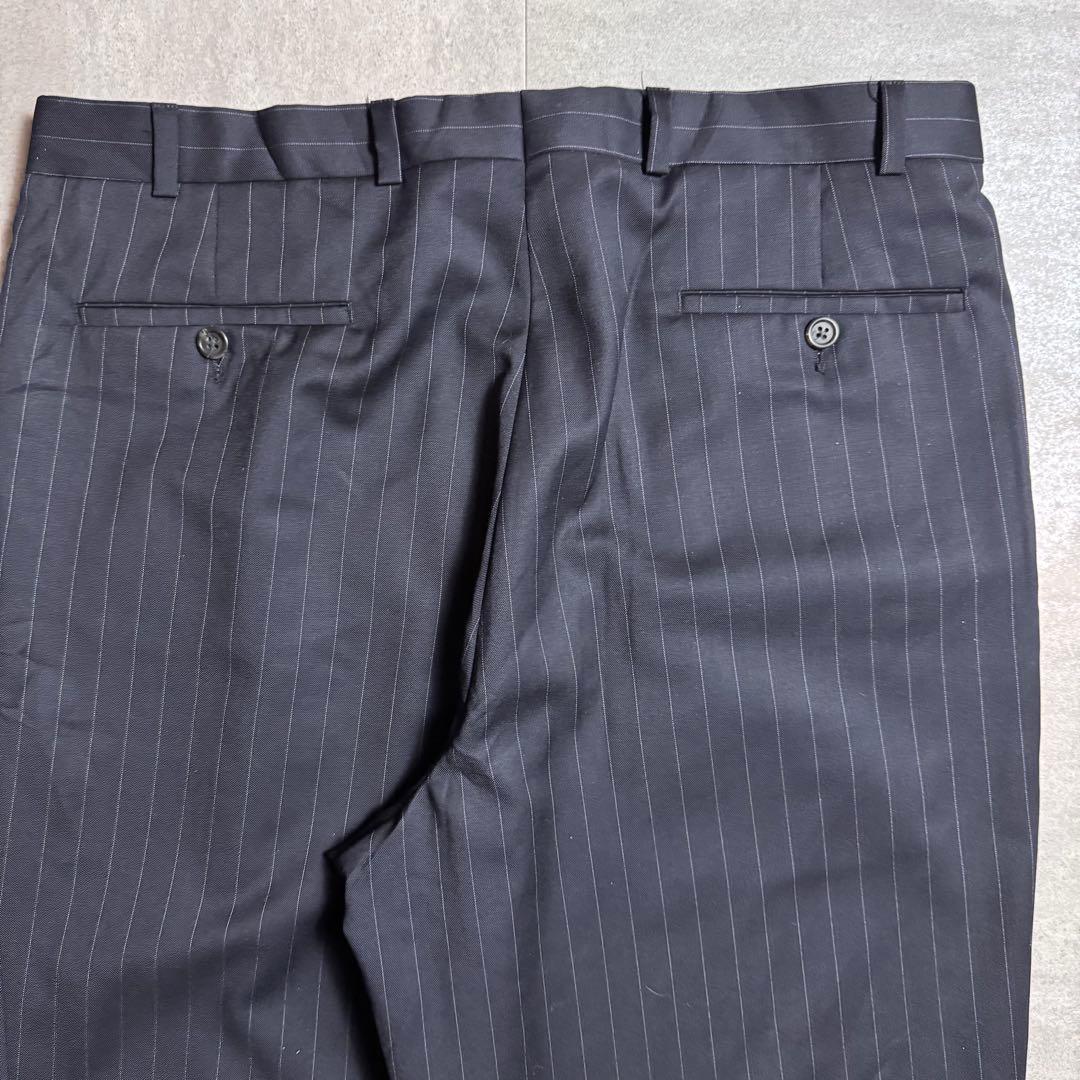 希少【90's】ローレンラルフローレン　ワイドストライプスラックス　W35L32