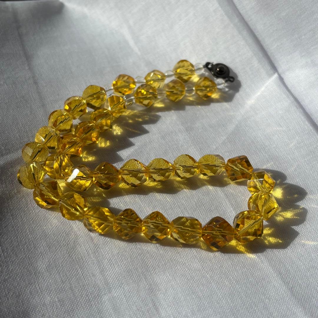 シトリン　ネックレス