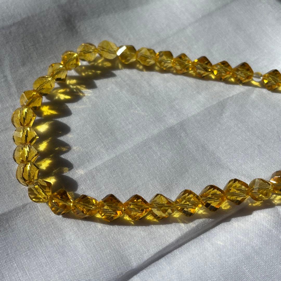 シトリン　ネックレス