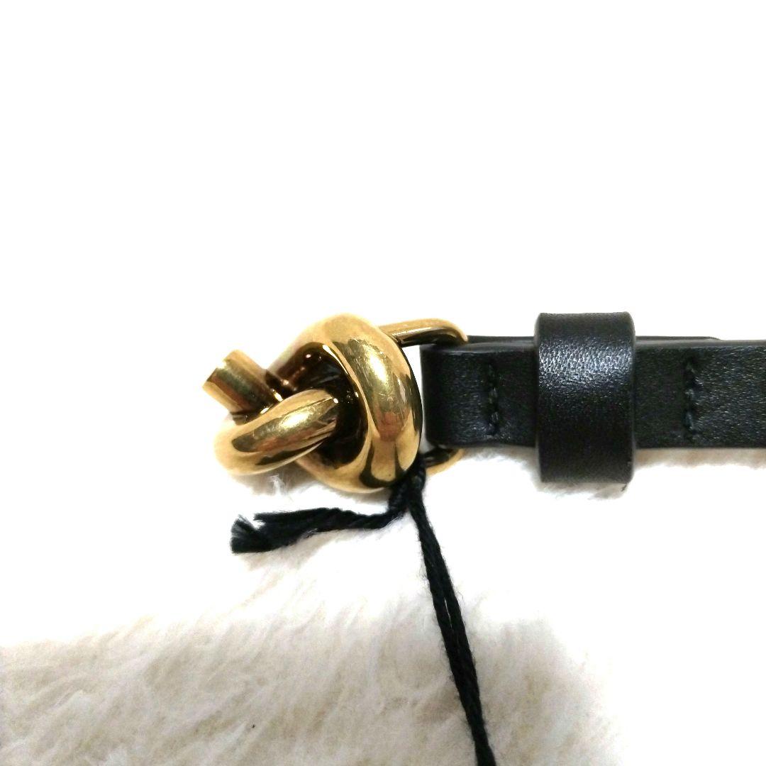 ボッテガヴェネタ VALKO ゴールド金具 レザー ナローベルト 24SS 美品