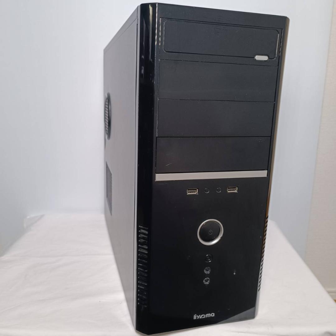 【激安ゲーミングPCフルセット】快適動作！MS Office搭載 iiyama
