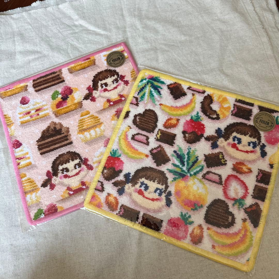 ペコちゃん　FEILER コラボハンカチセット　新品