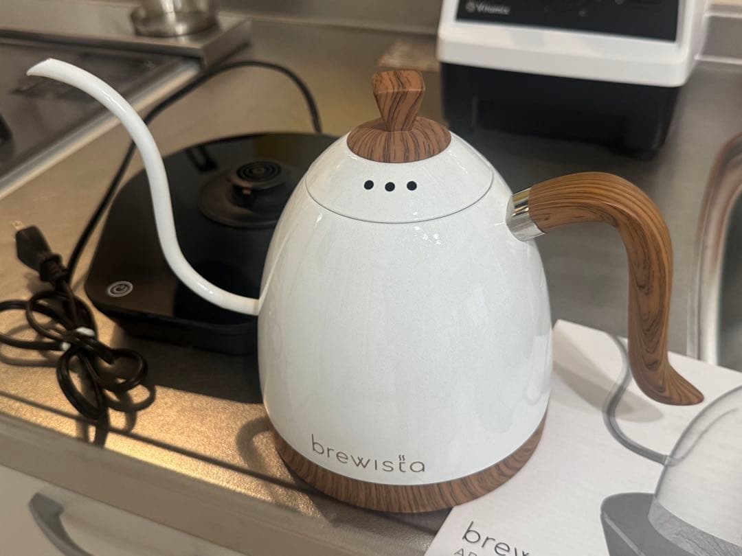 Brewista 電気ケトル 木目調