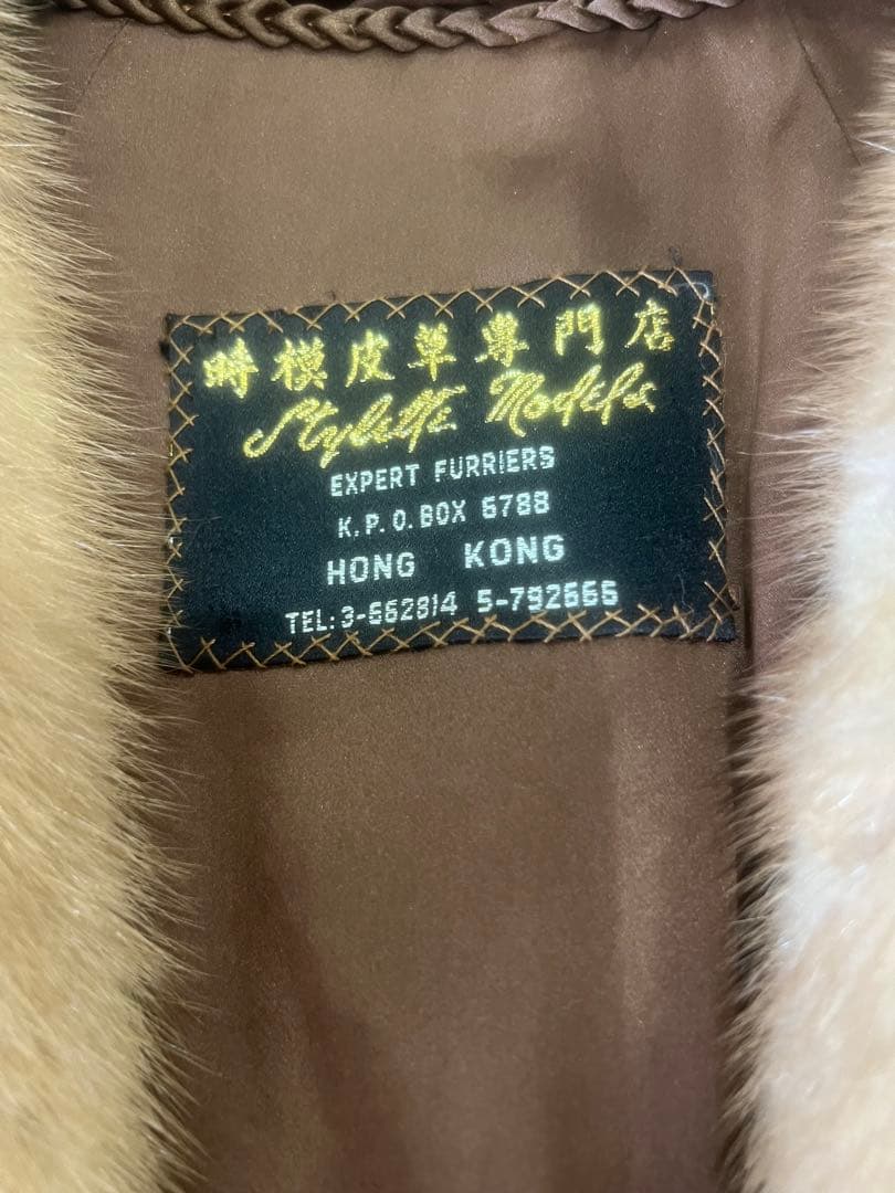 最終値下げ‼️839 ブラウンファーコート オープンフロント