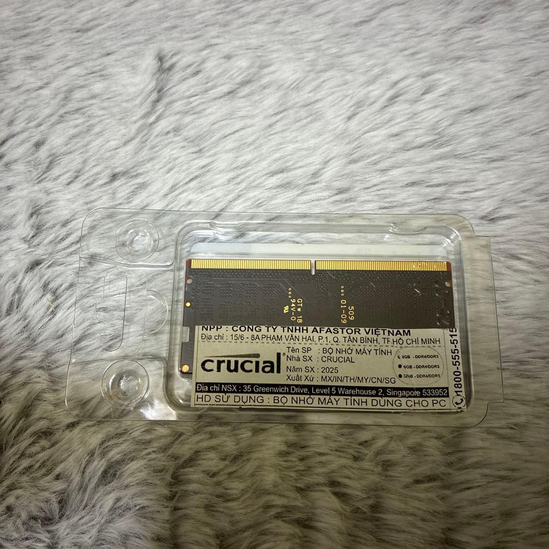 メモリー Crucial DDR5-6400 16GB SO-DIMM