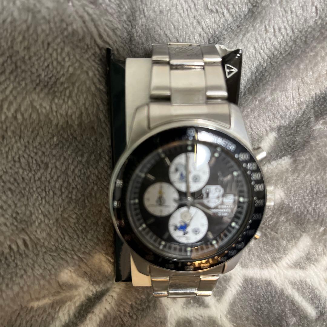 スヌーピー サッカー クロノグラフ腕時計 2002年限定　箱付 電池切れ