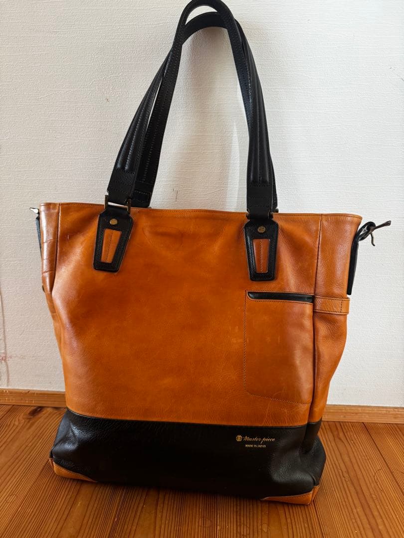 master-piece トートバッグ ブラウン/ブラック