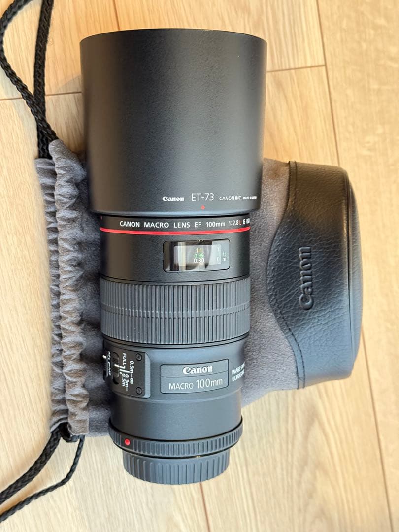 ジャンク CANON EF100mm F2.8L MACRO IS USM