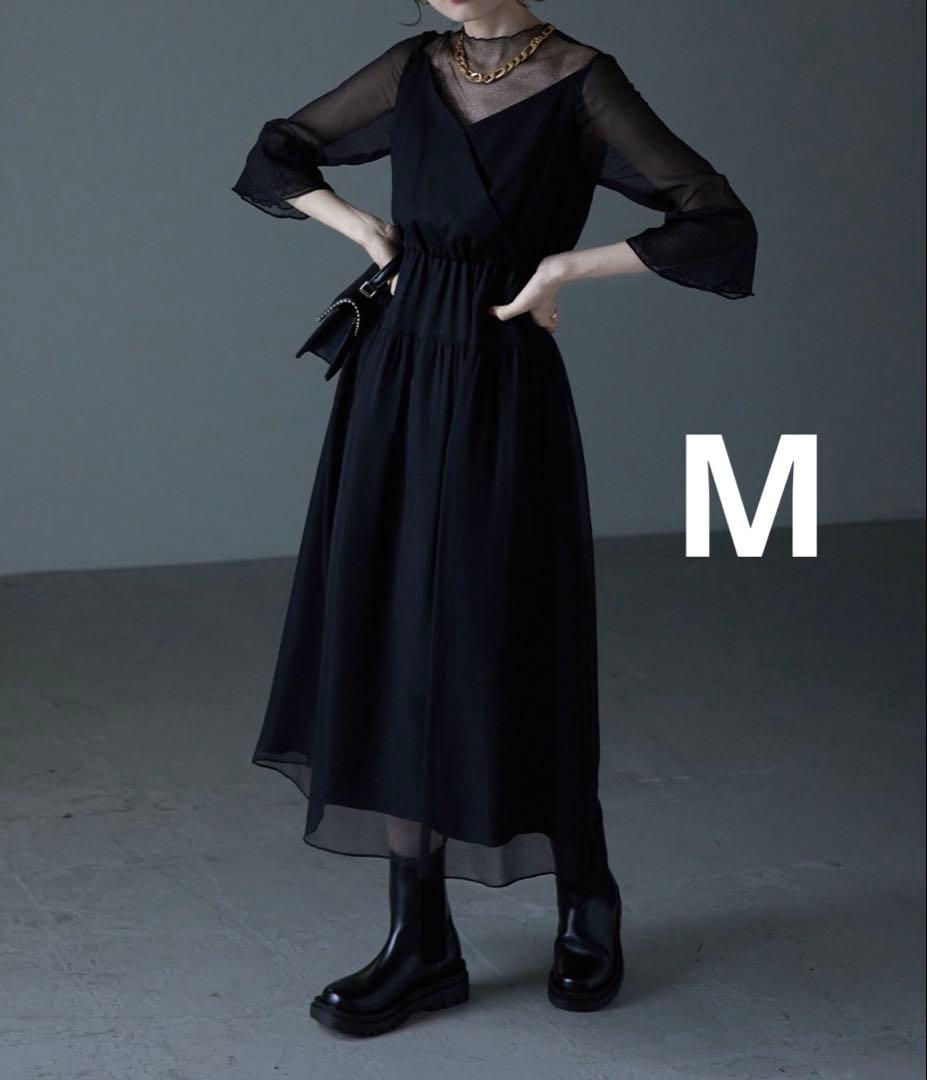 etoll. ラメチュールシフォンドレス結婚式　オケージョンドレス