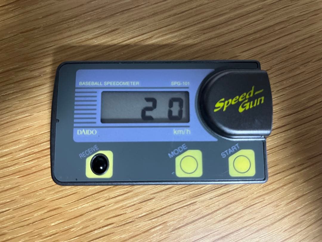 【レア】キャッチャーミット　スピードガン付　取り外し可能