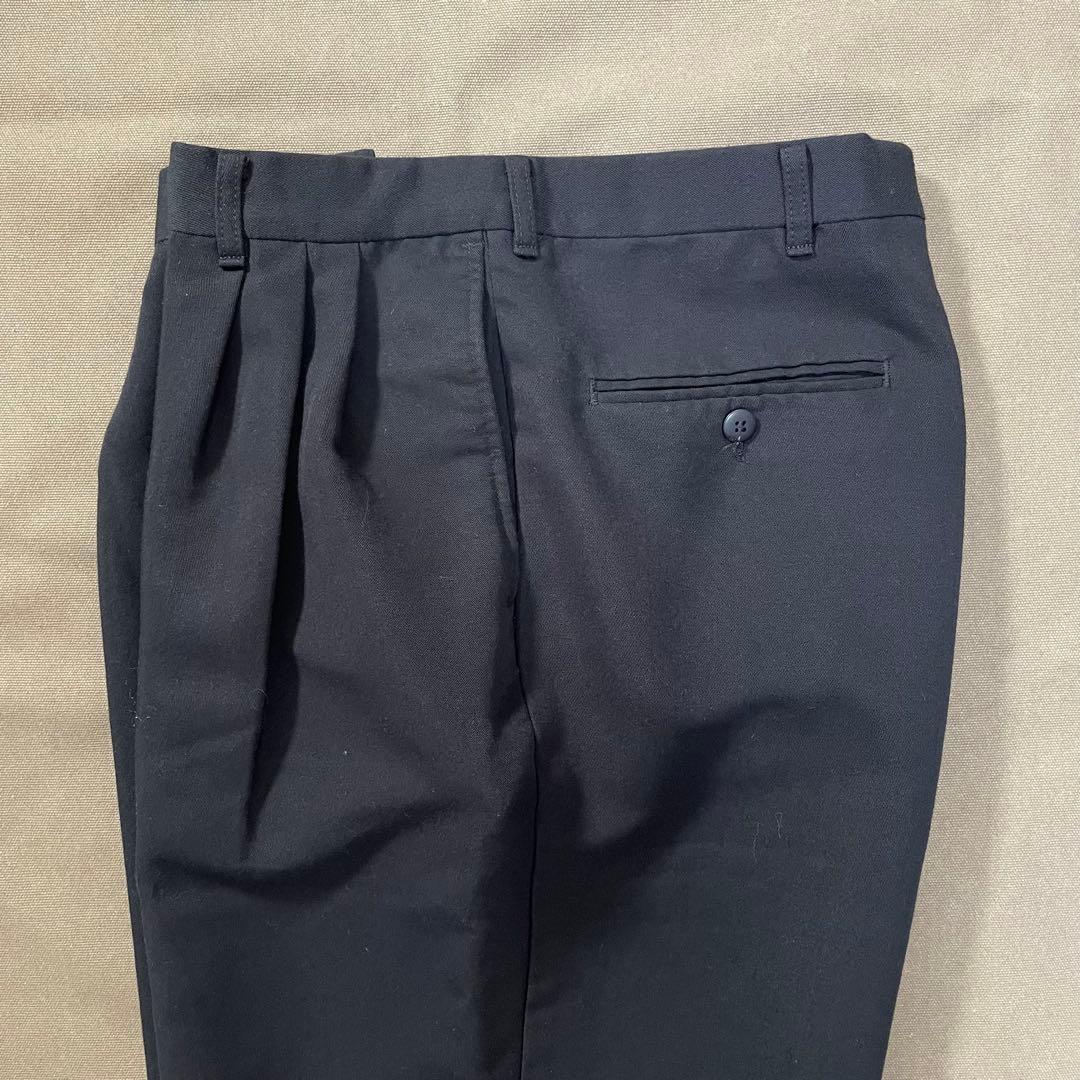 90s city streets 黒 レーヨン スラックス usa製 ビンテージ