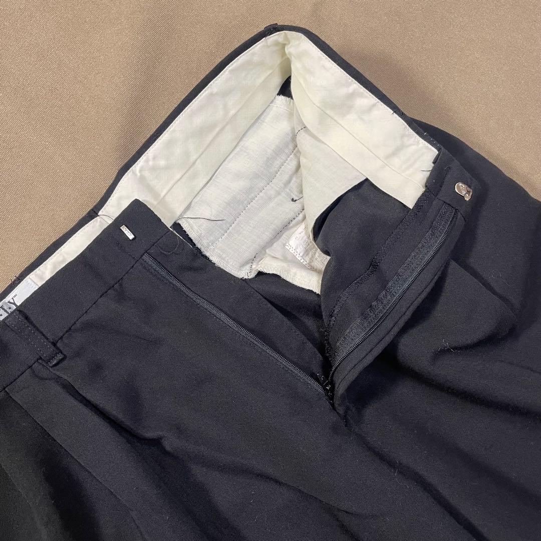 90s city streets 黒 レーヨン スラックス usa製 ビンテージ