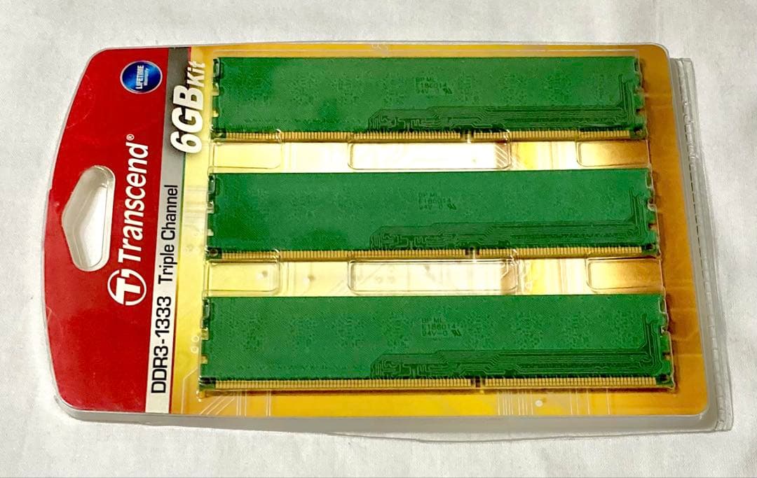 Transcend デスクトップPC用 DDR3 1333 6GB(2GB×3)