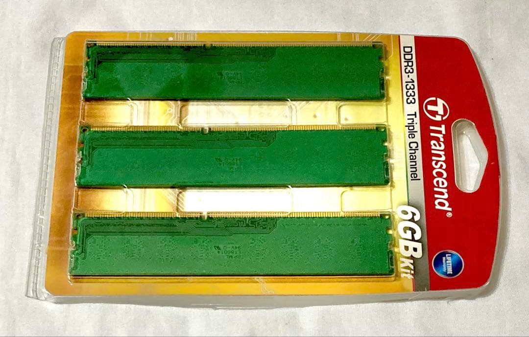 Transcend デスクトップPC用 DDR3 1333 6GB(2GB×3)