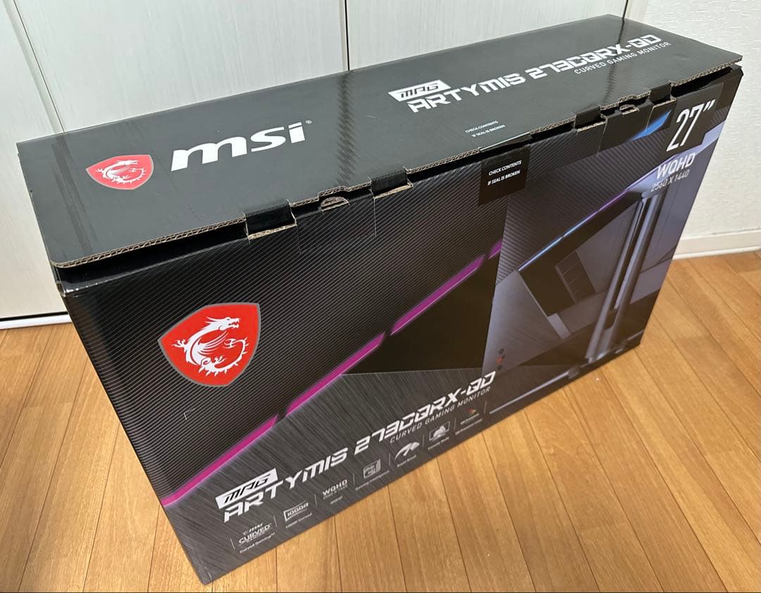 【即購入OK】 MSI MPG ARTYMIS 273CQRX-QD 湾曲