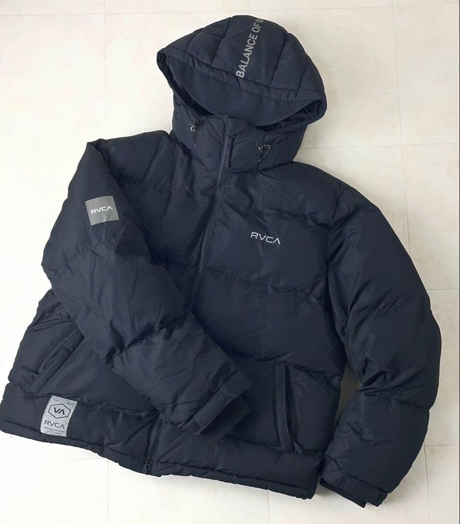 【希少コラボモデル2024美品✨】RVCA✕AZULパファージャケット ブラック