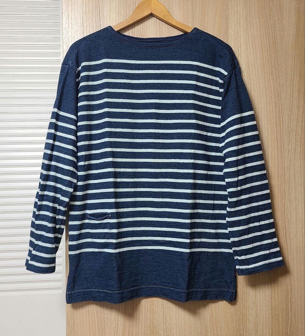 バスクの908シャツ（インディゴ・サイズ3〜5）　45R サイズ３　M