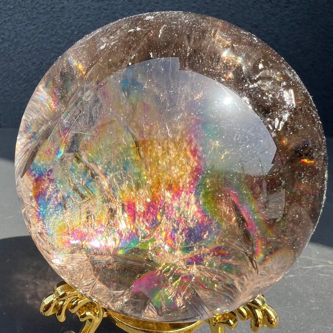 ✳️専用‼️☆激凄美宝珠☆極上別格品☆スモーキークォーツ 丸玉 天然石 煙水晶 原石