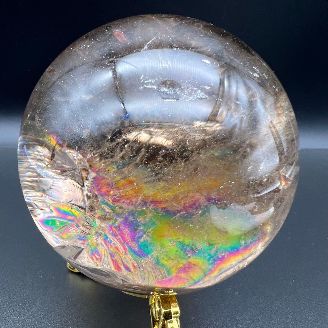 ✳️専用‼️☆激凄美宝珠☆極上別格品☆スモーキークォーツ 丸玉 天然石 煙水晶 原石