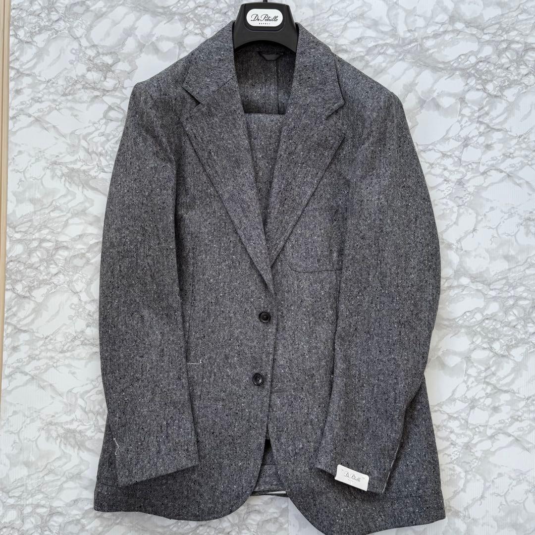 De Petrillo グレー ビジネススーツ　サイズ46