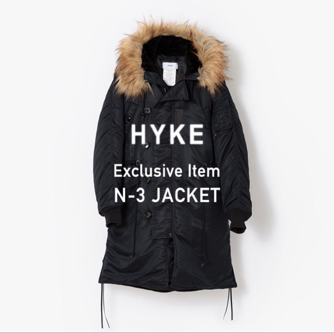 HYKE Biotop別注 ハイク N-3 JACKETミリタリーコート