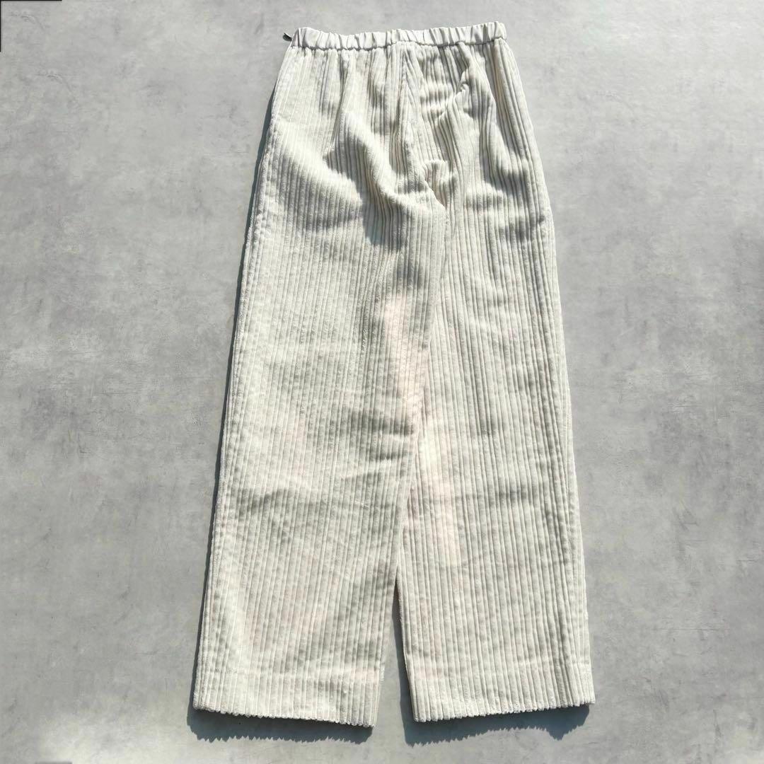 ドゥロワー　コーデュロイドロストパンツ　オフホワイト　24AW　定価8.8万