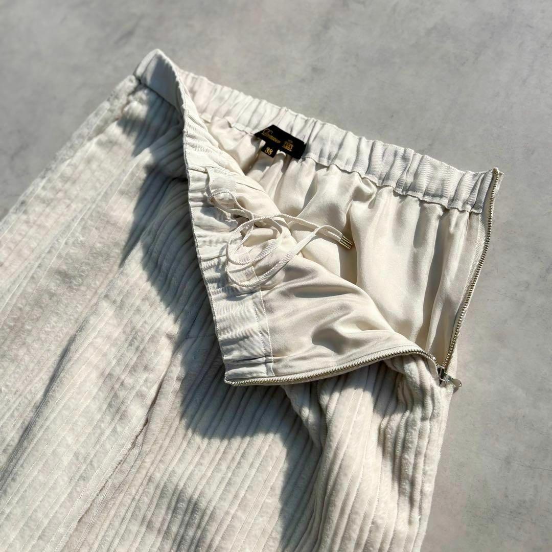 ドゥロワー　コーデュロイドロストパンツ　オフホワイト　24AW　定価8.8万