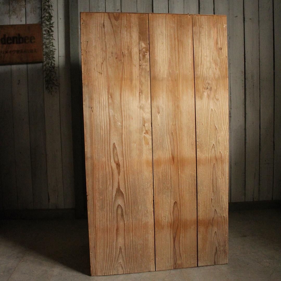 古い木枠のガラス戸棚×木製引き出し　食器棚　水屋　キャビネット　古家具　古民家