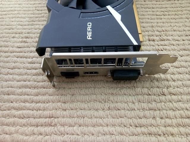 グラフィックボード・グラボ・ビデオカード MSI GeForce GTX1650 D6 AERO ITX OCV1 4GB