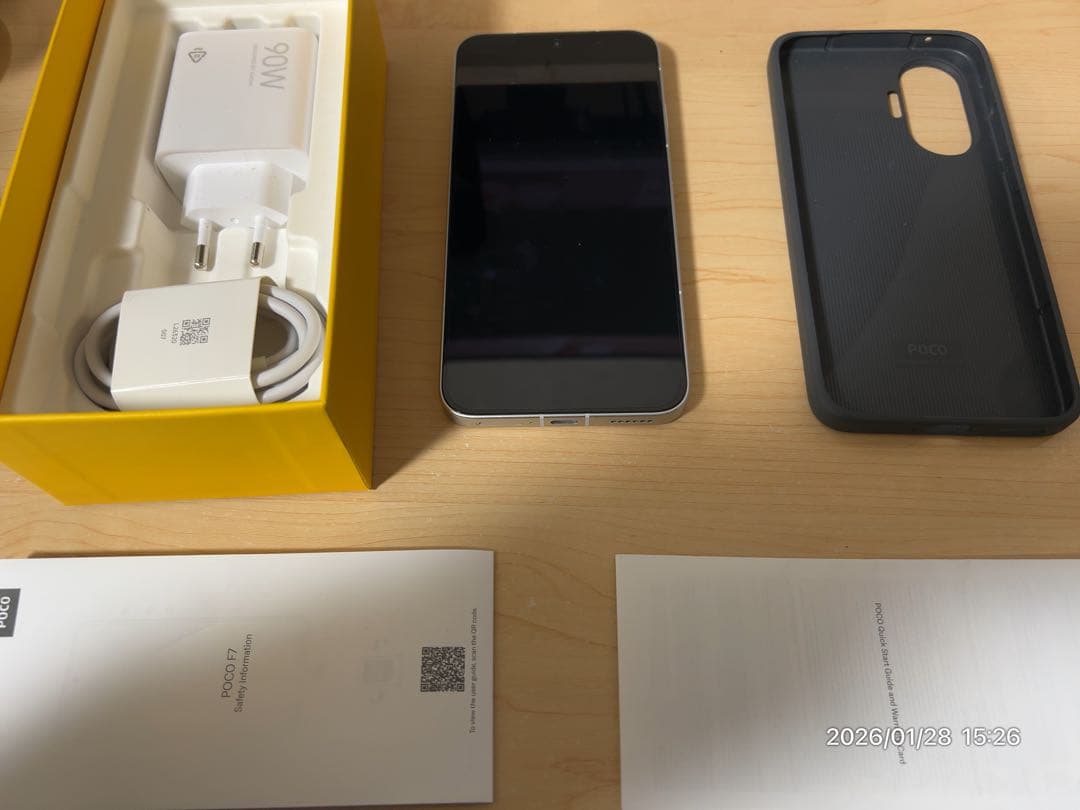 POCO F7 本体 ホワイト 512GB