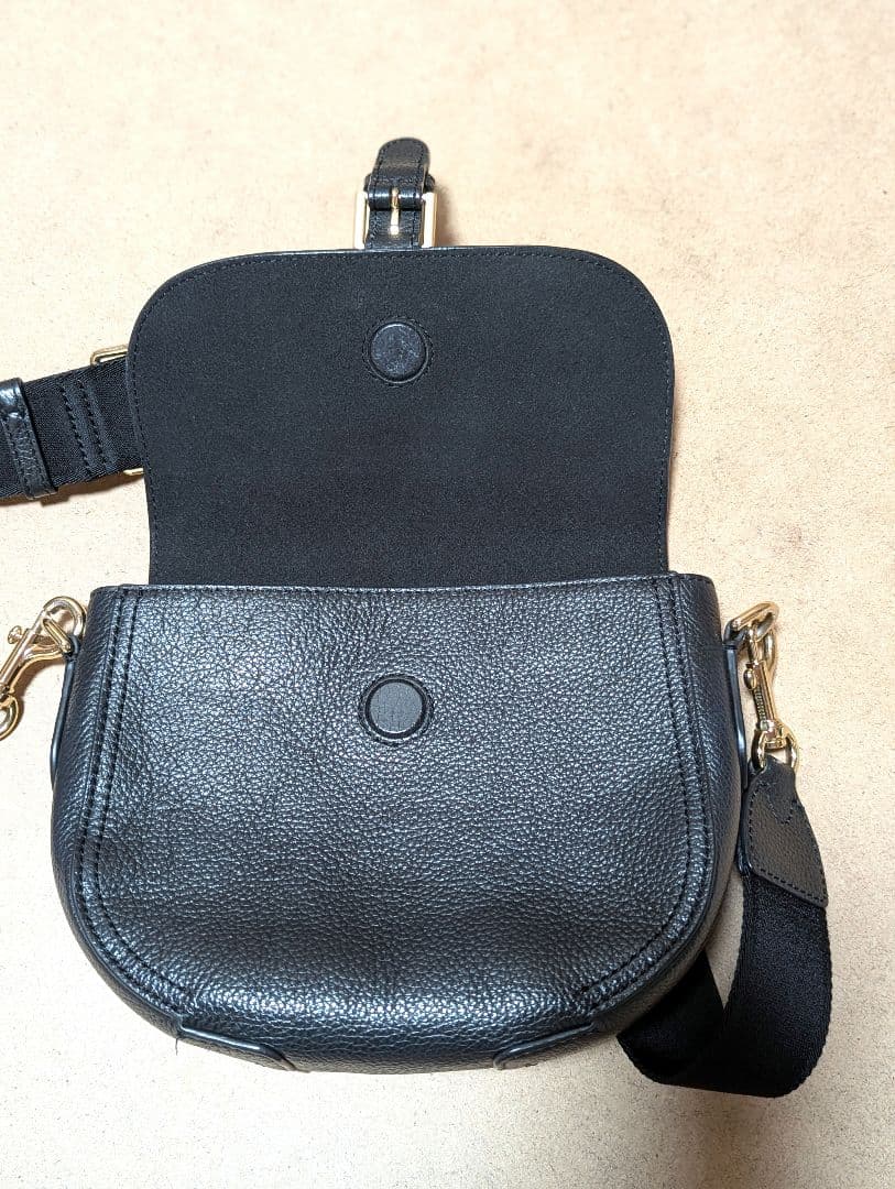 【FURLA】良品☆ウラニアショルダーバッグブラック レザー☆シンプル