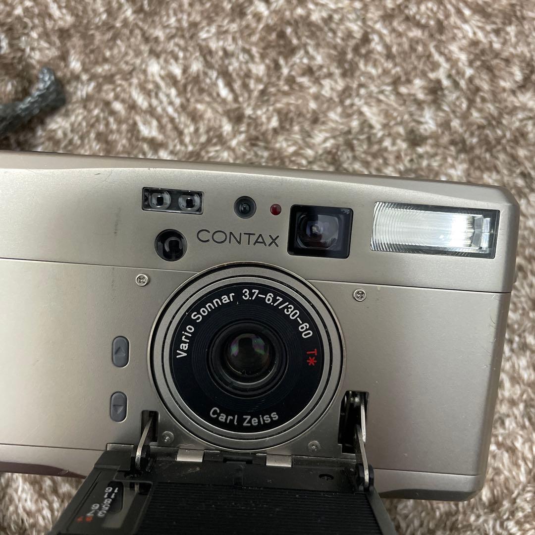 CONTAX T VS III シルバー　ゴム部分ベタつきあり