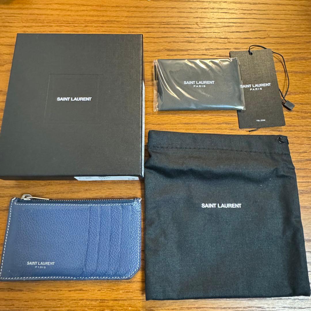 サンローラン フラグメントジップカードケース