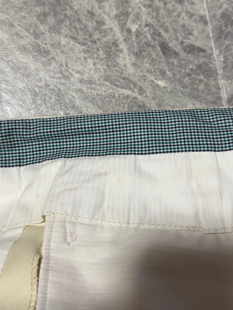 AMBROSI アンブロージ ウール スラックス パンツ オフホワイト XL