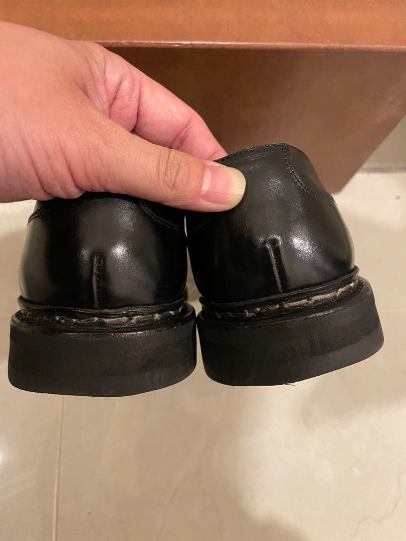 Berwick バーウィック Uチップシューズ 4477 サイズ5 24cm 黒