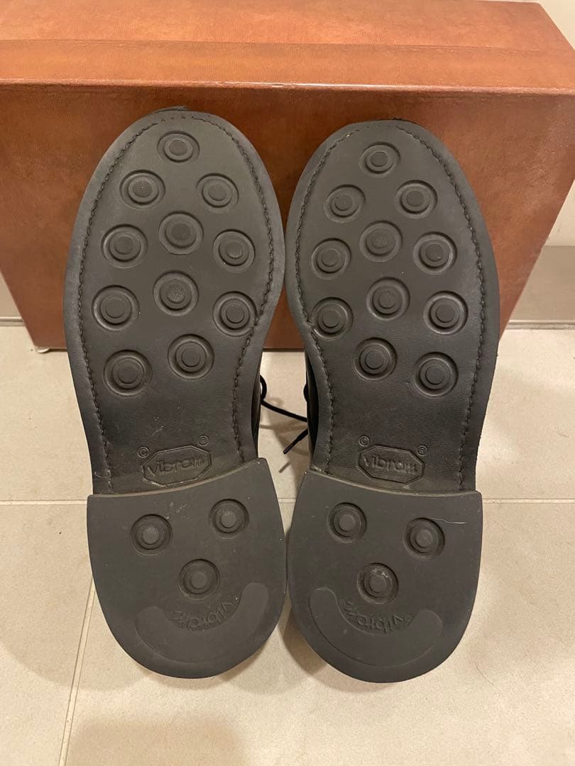 Berwick バーウィック Uチップシューズ 4477 サイズ5 24cm 黒