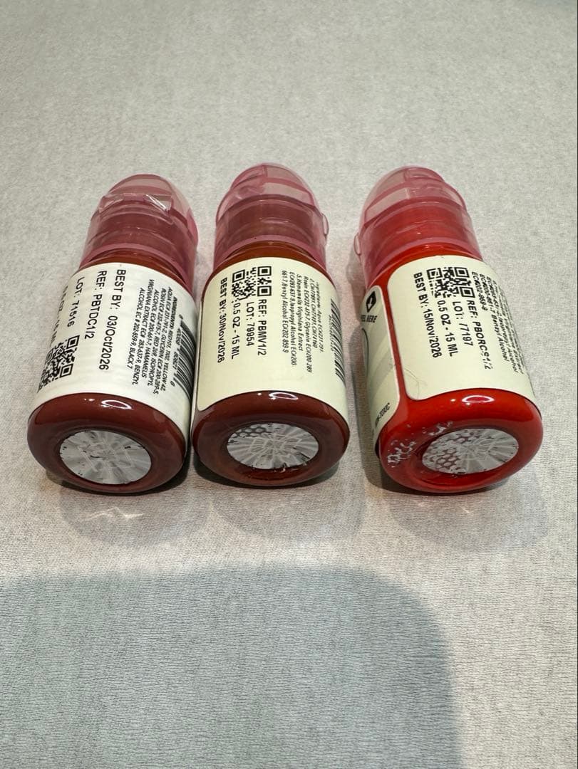 リップアートメイク　色素　3本セット