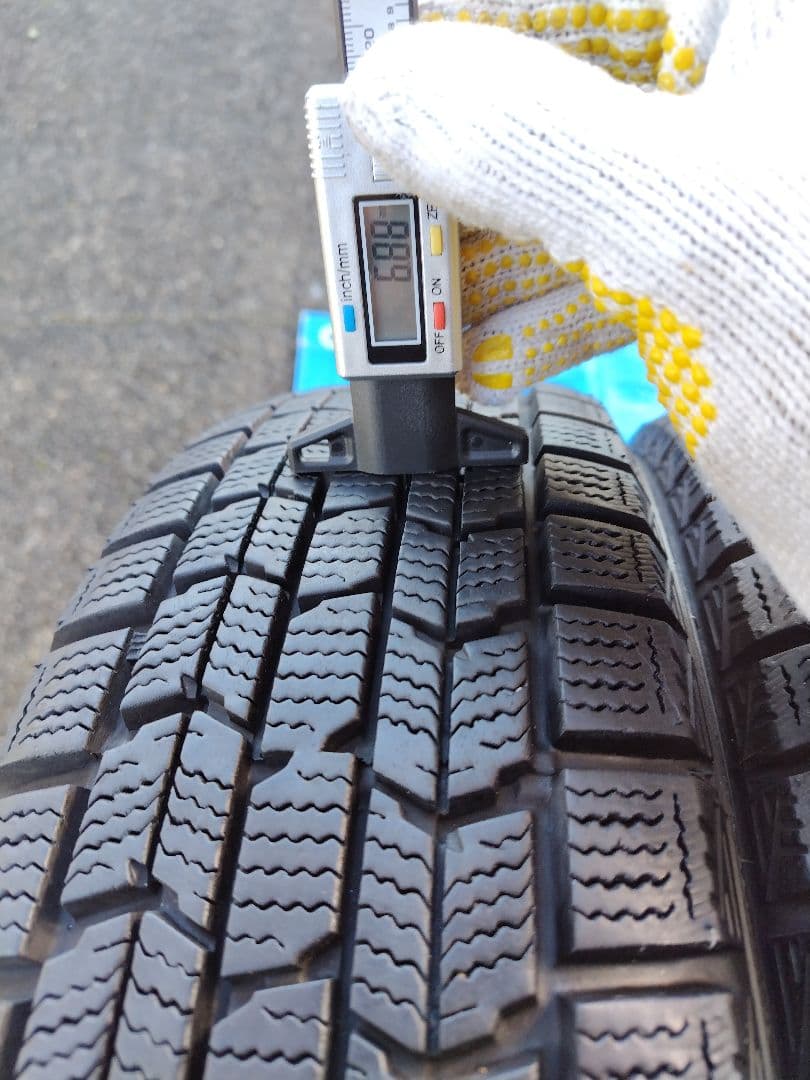 165/65R14【2/2】スタッドレスタイヤ、スチールホイール付、2本分割