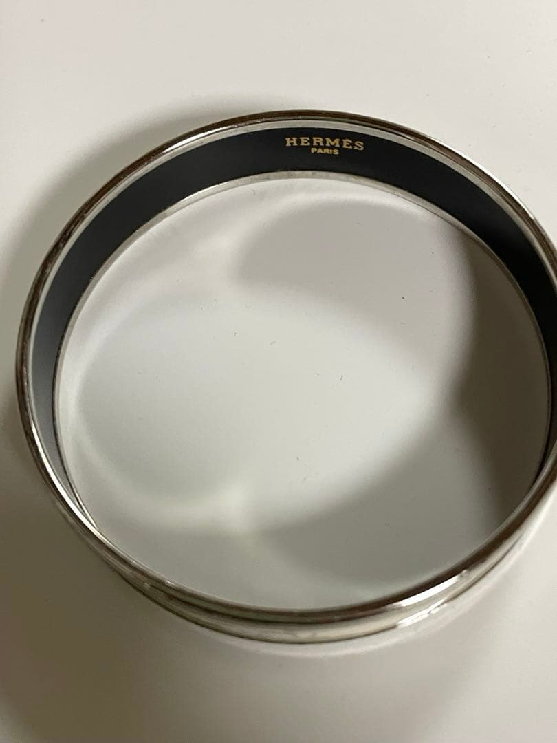 HERMES エルメス エマイユPM メタル カレーシュ ブレスレット バングル