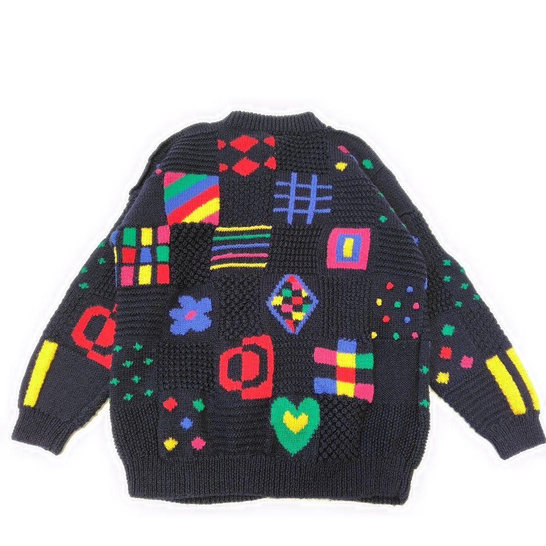 BONZ ハンドメイド ニット カーディガン ゆったり ニュージーランド産