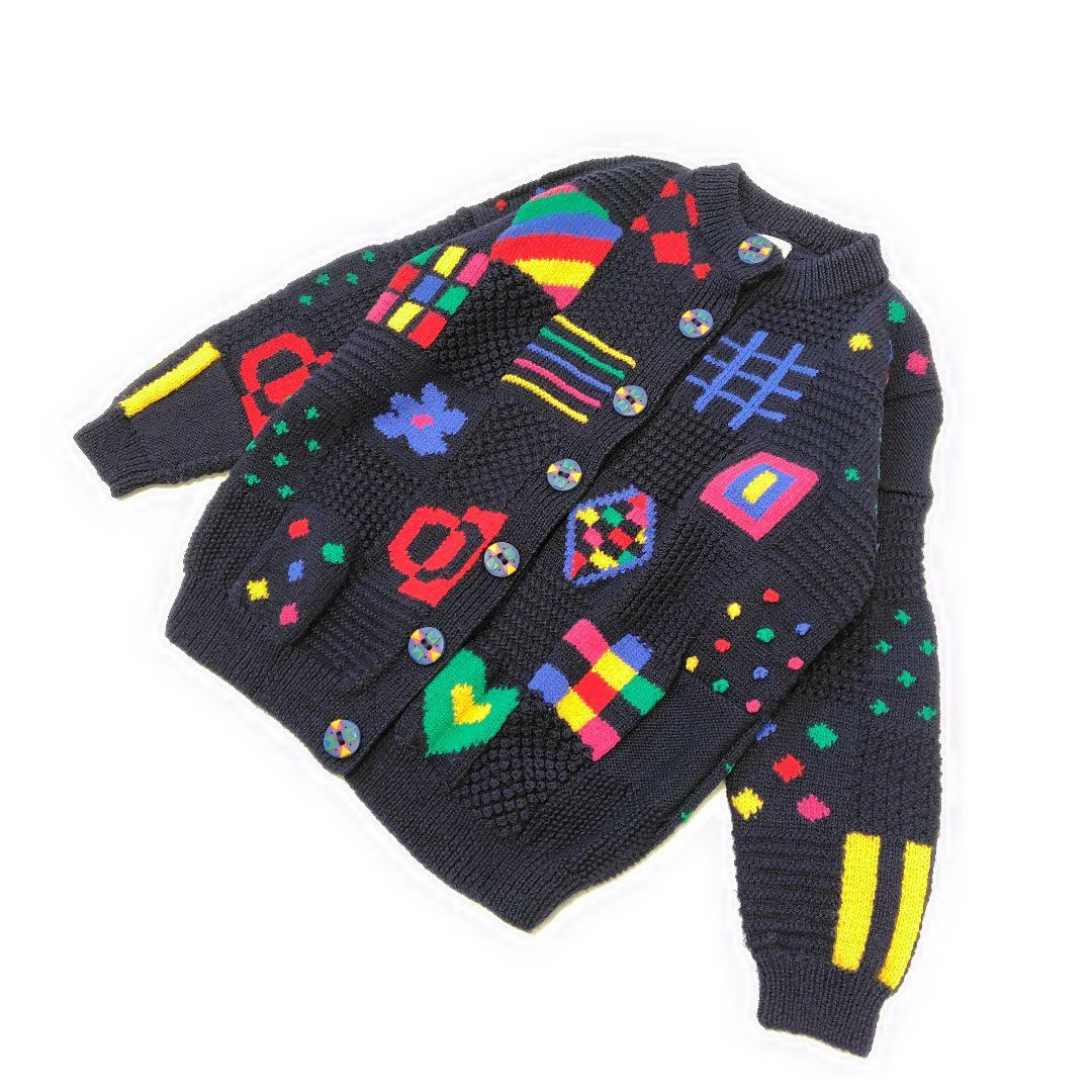 BONZ ハンドメイド ニット カーディガン ゆったり ニュージーランド産